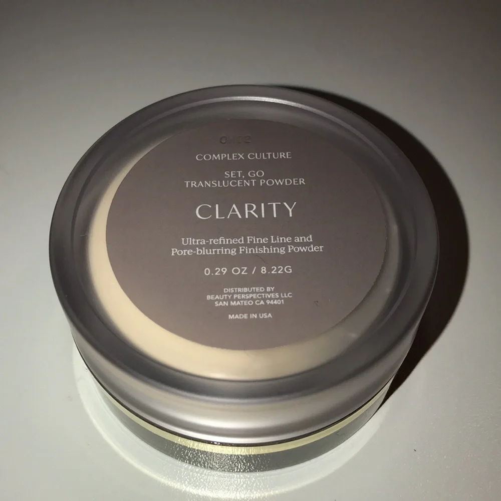 Complex Culture Setting Powder shade clarity NEW